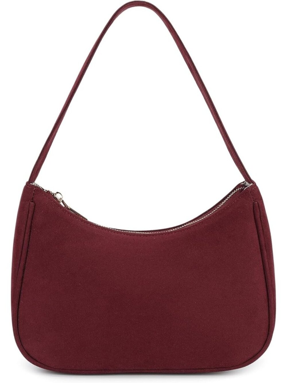 Cute Hobo Tote Shoulder Bag for Women, Mini Clutch Purse with Zipper Closure